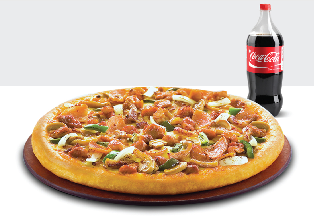 Cricket Deal 2- Large Pizza (Your Choice of Flavor) with 1.5-Liter Drink