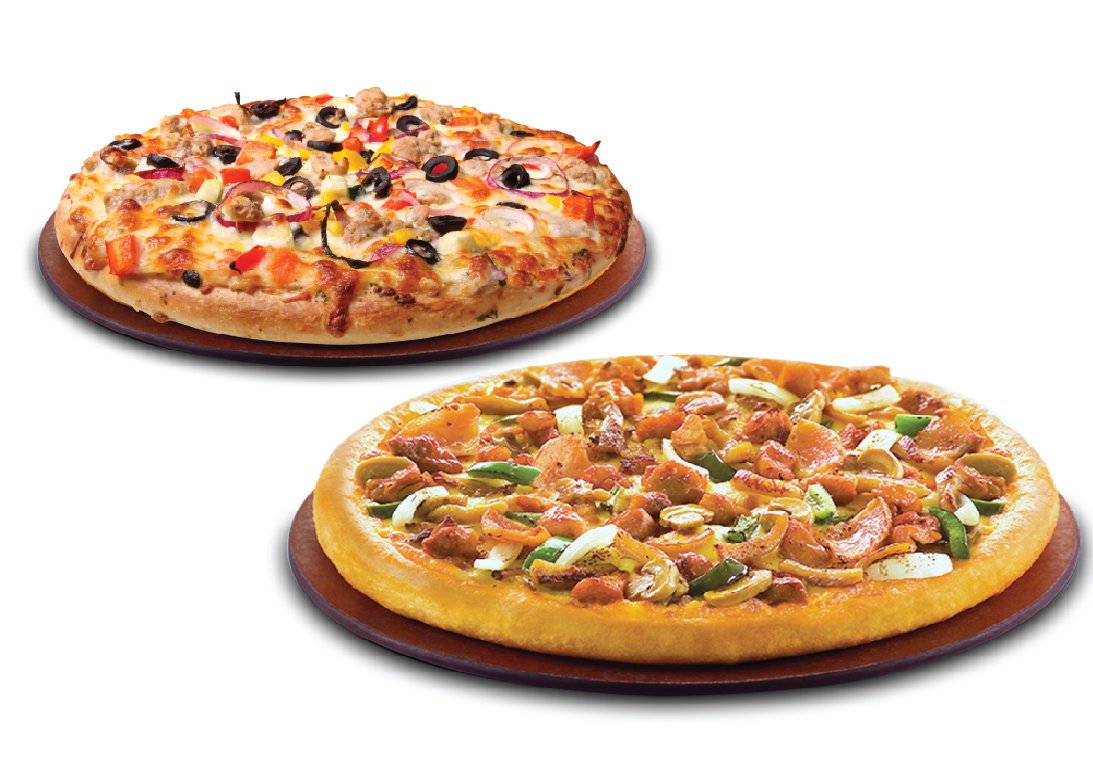 Super Over Deal 1-  2 Medium pizzas (Any Flavors)